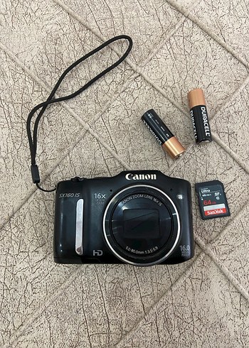 Canon Sx160 Ls Dijital Kamera, Siyah Gövde - Görsel 5
