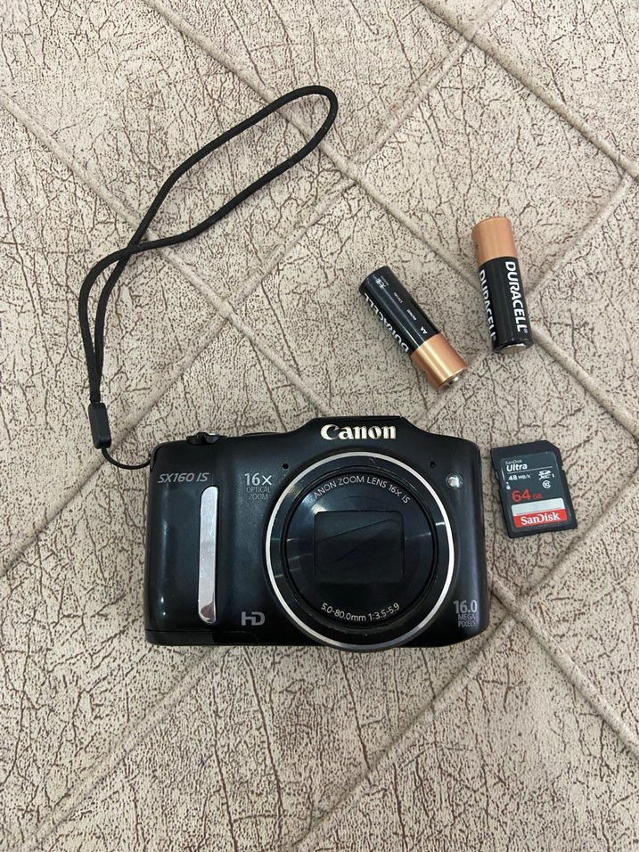 Canon Sx160 Ls Dijital Kamera, Siyah Gövde - Görsel 5