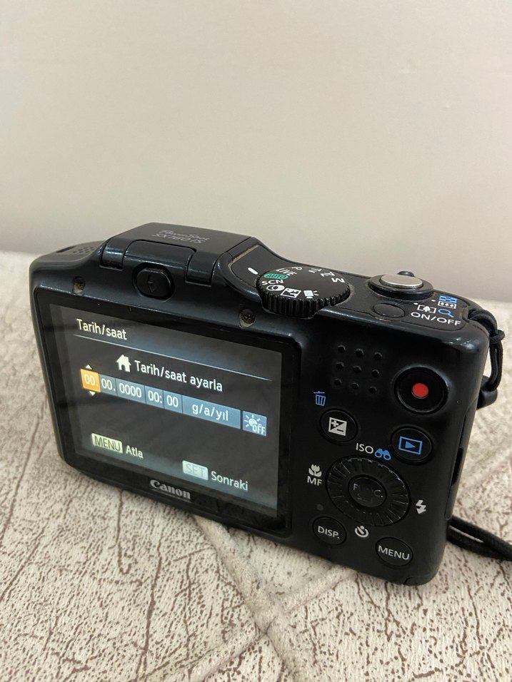 Canon Sx160 Ls Dijital Kamera, Siyah Gövde - Görsel 3