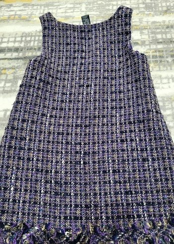 Zara Mor Örgü Midi Elbise - Görsel 3