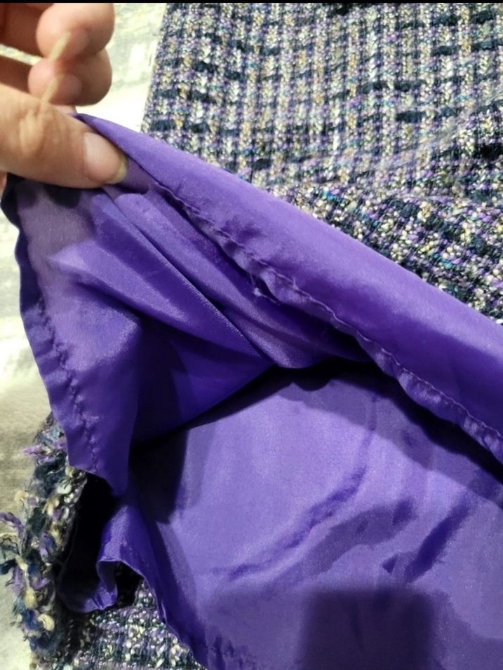 Zara Mor Örgü Midi Elbise - Görsel 4