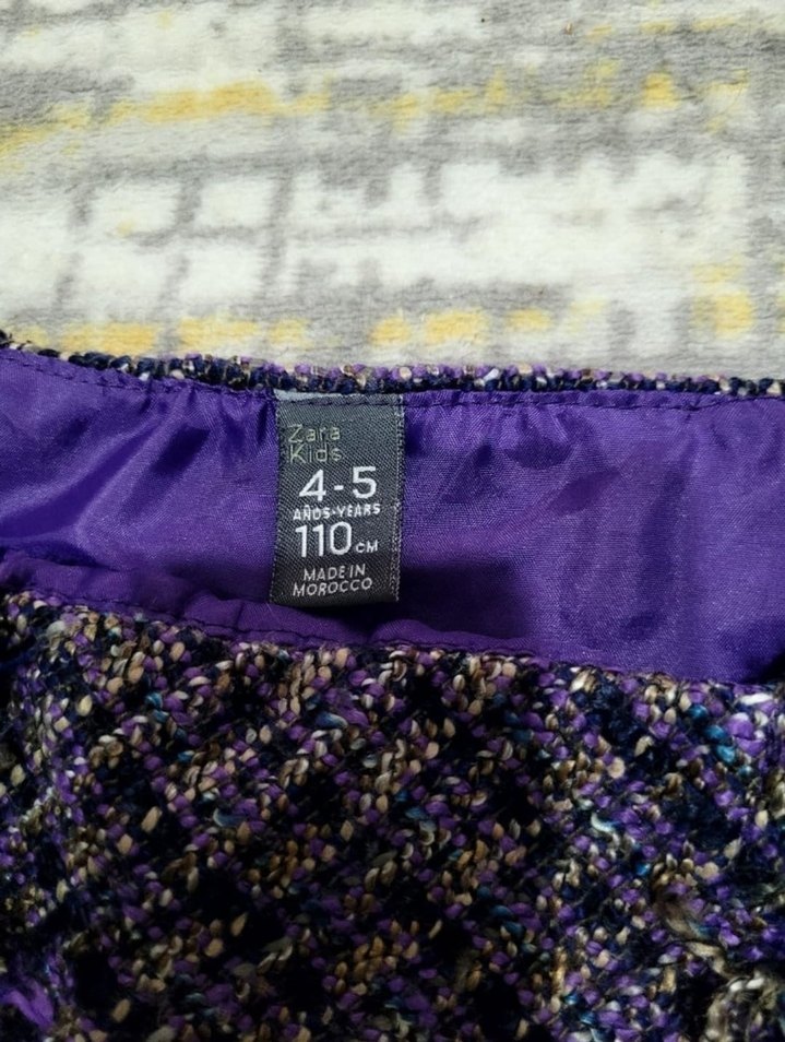 Zara Mor Örgü Midi Elbise - Görsel 5