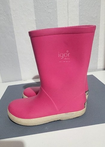 Pembe Kız Çocuk Lastik Bot - Görsel 2