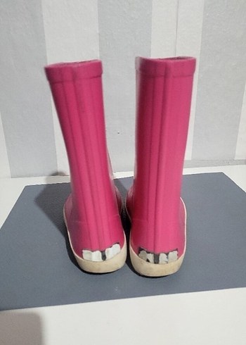 Pembe Kız Çocuk Lastik Bot - Görsel 4