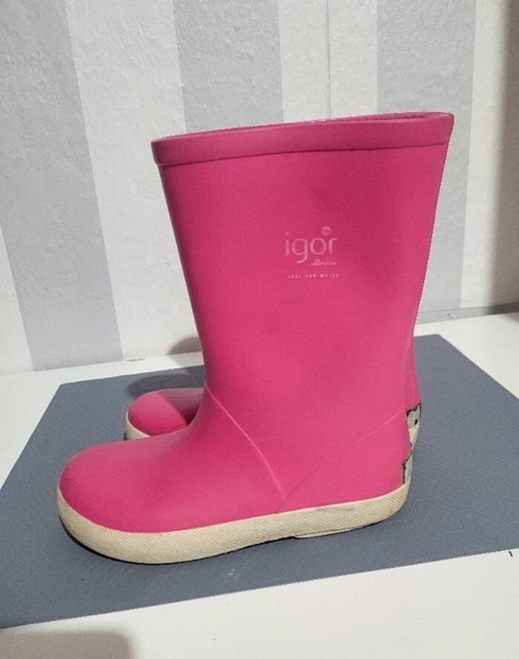 Pembe Kız Çocuk Lastik Bot - Görsel 2