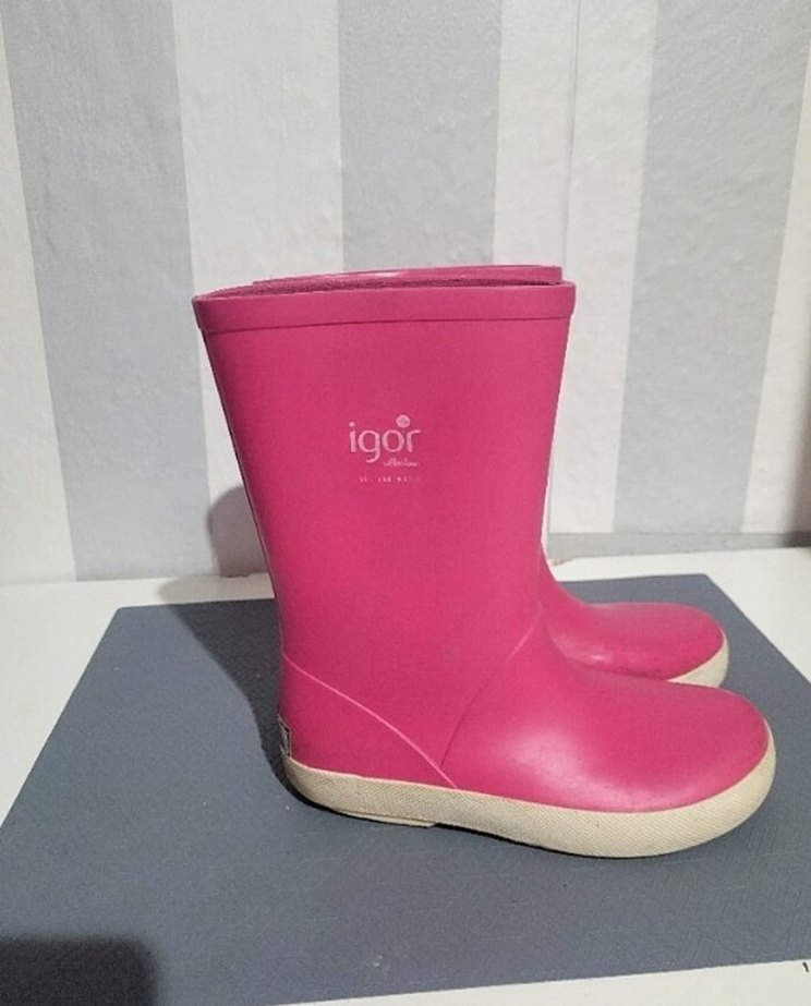 Pembe Kız Çocuk Lastik Bot - Görsel 3