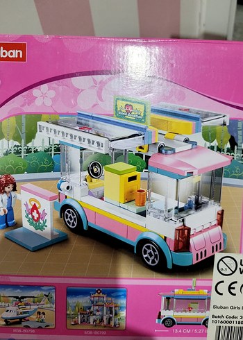 Sluban Kızlar için Pastel Renkli Lego Seti - Görsel 4