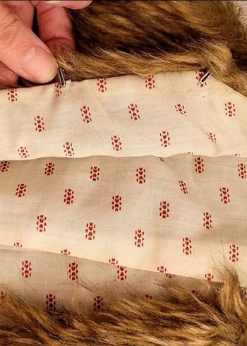 Kahverengi Kürk Detaylı Kadın Yelek - Görsel 4