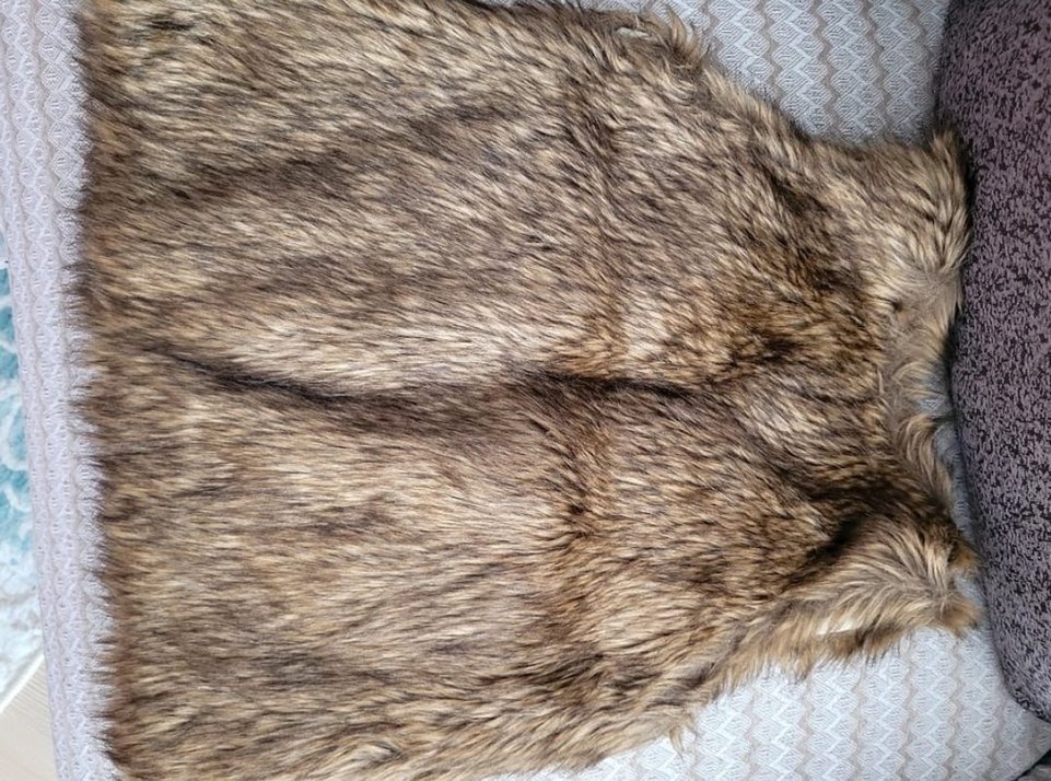 Kahverengi Kürk Detaylı Kadın Yelek - Görsel 3