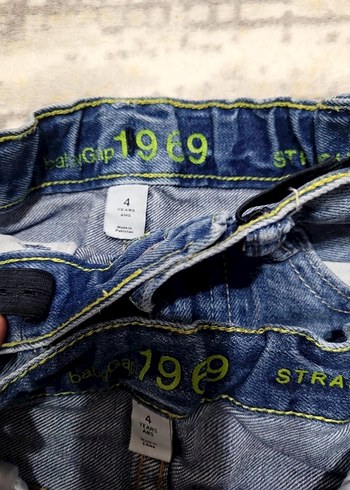 2adet GAP Erkek Çocuk Gri Mavi Denim Pantolon - Görsel 4