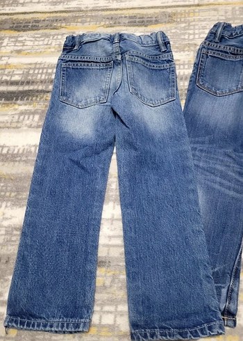 2adet GAP Erkek Çocuk Gri Mavi Denim Pantolon - Görsel 3