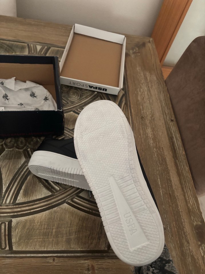 Us polo siyah sneaker - Görsel 3