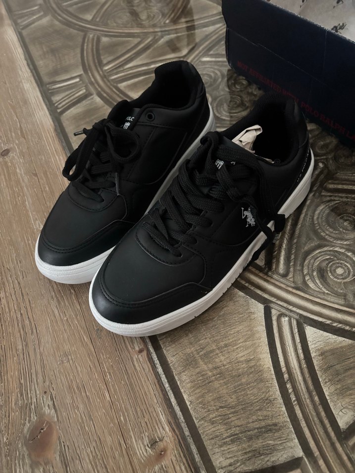 Us polo siyah sneaker - Görsel 4