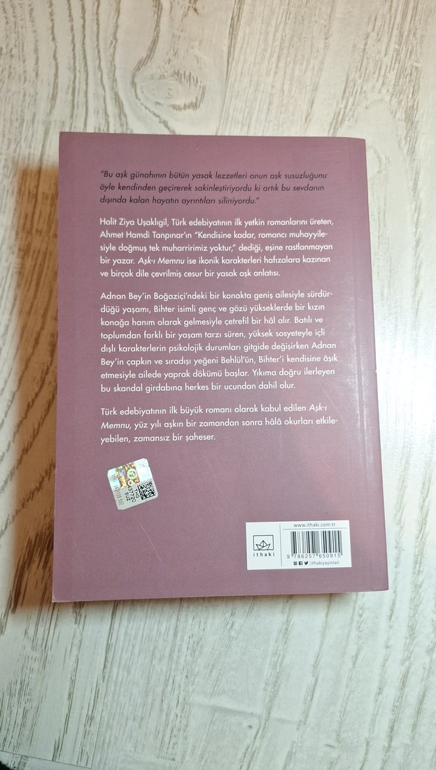 Aşk-ı Memnu - Halit Ziya Uşaklıgil - Görsel 2