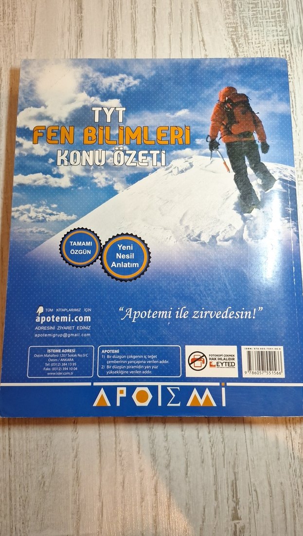 TYT Fen Bilimleri Konu Özeti Kitabı - Görsel 2