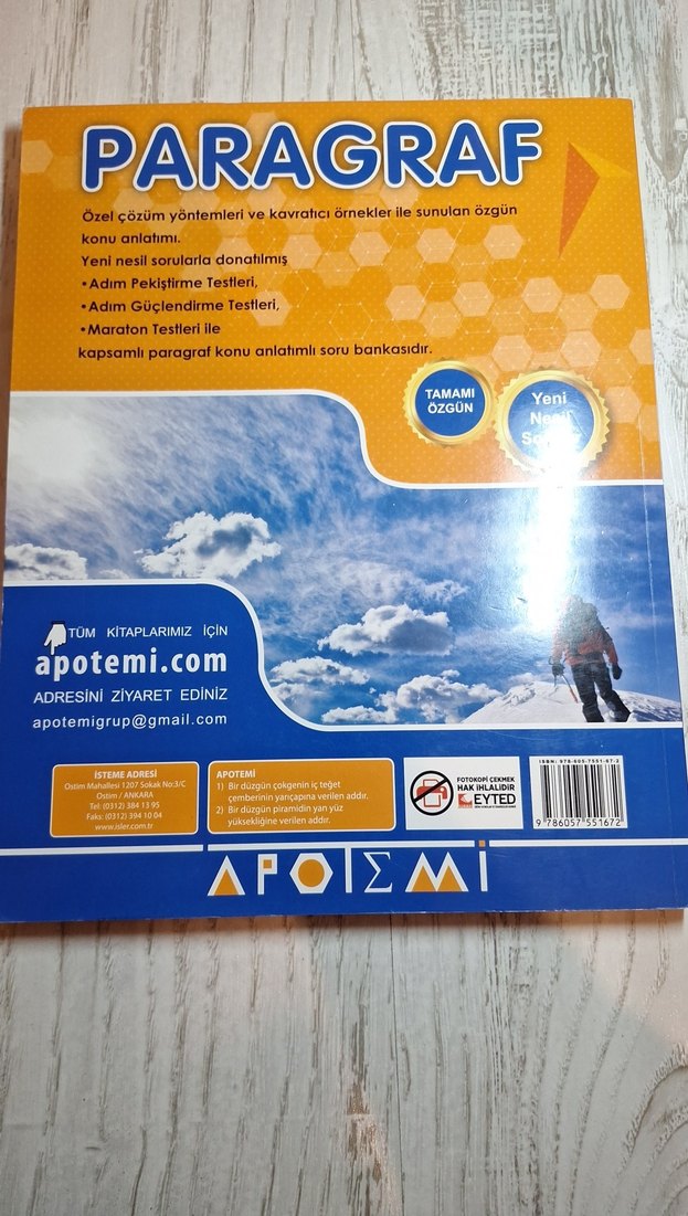 Paragraf Konu Anlatımlı Soru Bankası az kullanıldı - Görsel 2