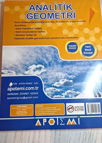 Analitik Geometri Soru Bankası - Fatih İhtiyaroğlu - Görsel 2