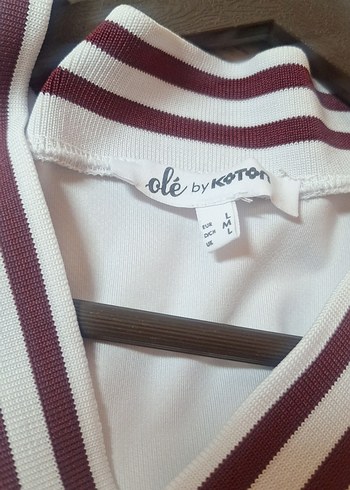 beyaz koton uzun kollu üst - Görsel 3