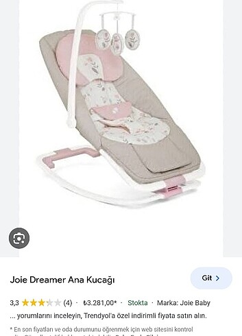 Joie dreamer müzikli ana kucağı 