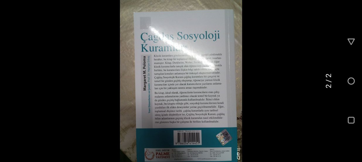 Çağdaş Sosyoloji Kavramları Kitabı - Görsel 2