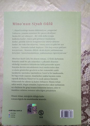 Mino'nun Siyah Gülü - Hüsnü Arkan - Görsel 2