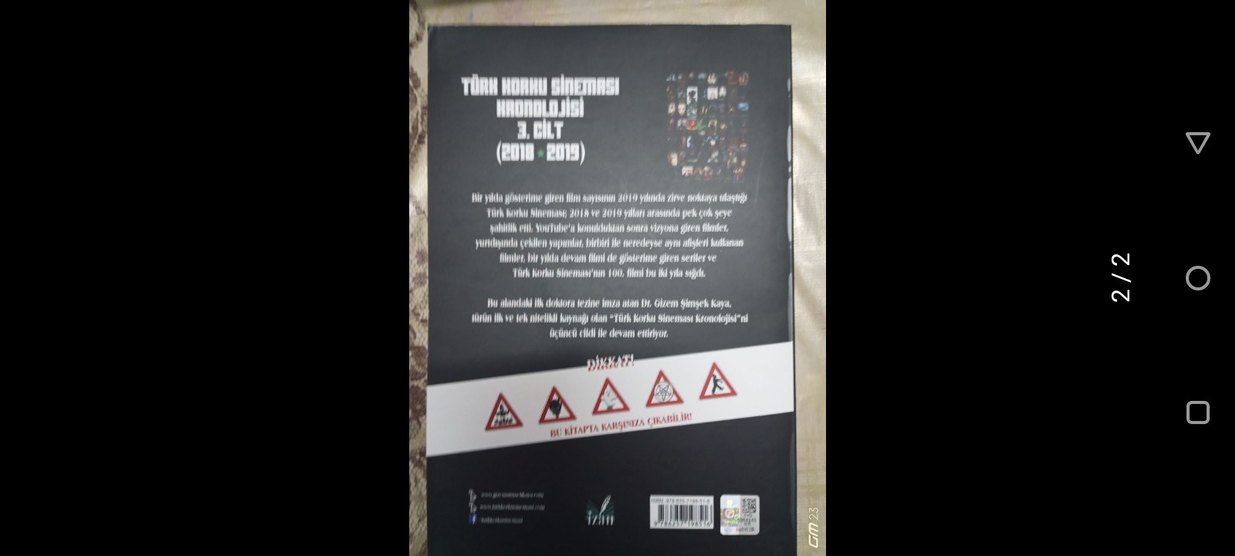 Türk Korku Sineması Kronolojisi 3. Cilt (2018-2019) - Görsel 2