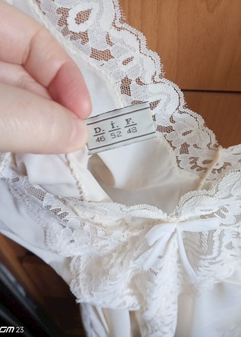 Beyaz Dantel Detaylı Midi Bohem Gecelik - Görsel 5