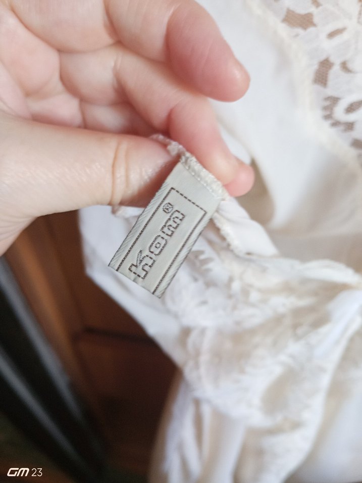 Beyaz Dantel Detaylı Midi Bohem Gecelik - Görsel 4