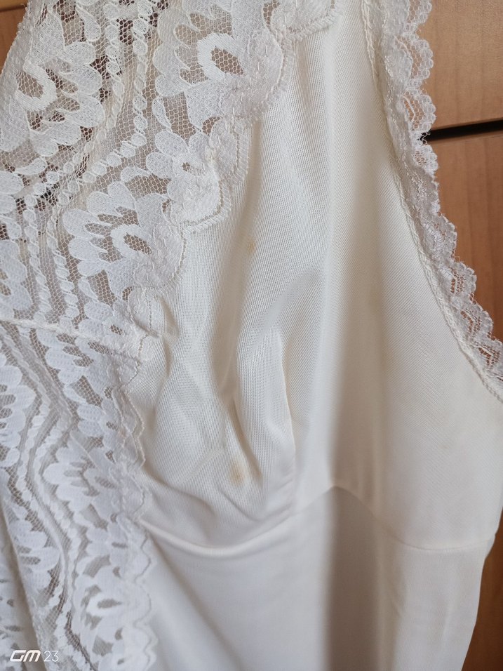 Beyaz Dantel Detaylı Midi Bohem Gecelik - Görsel 3