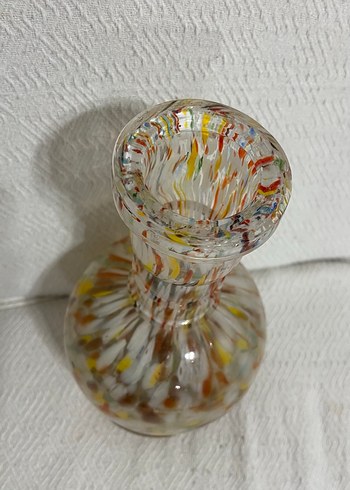 Renkli Cam Vazo - Görsel 8