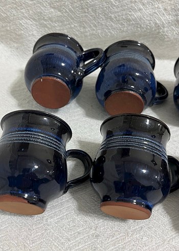 Koyu Mavi Seramik Fincan - Görsel 8