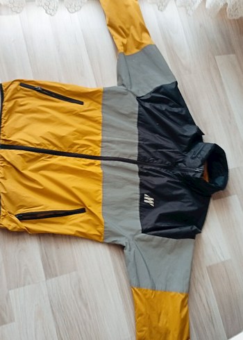 Kahverengi Reflektörlü Erkek Yağmurluk - Görsel 2