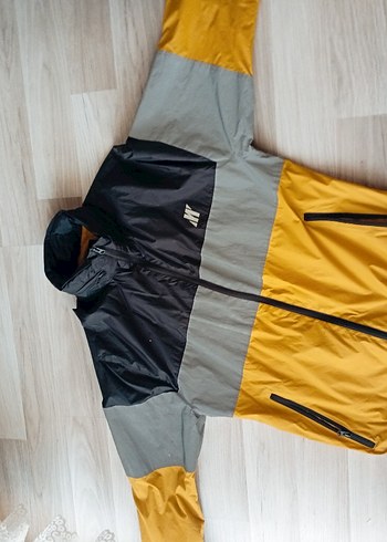 Kahverengi Reflektörlü Erkek Yağmurluk - Görsel 3