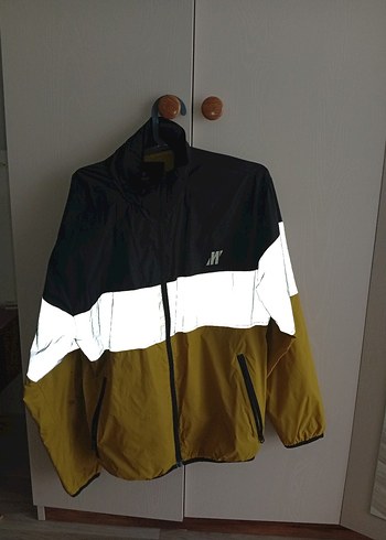 Kahverengi Reflektörlü Erkek Yağmurluk - Görsel 6