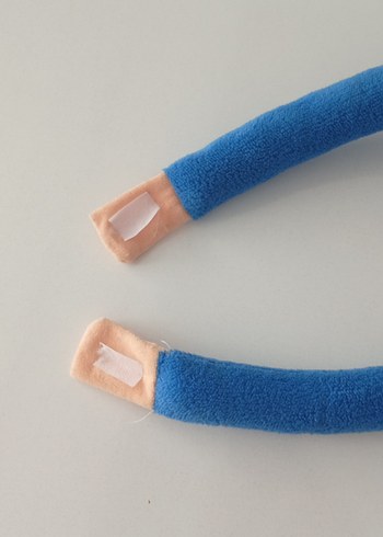 Renkli Mavi Peluş Maymun Oyuncak - Görsel 3