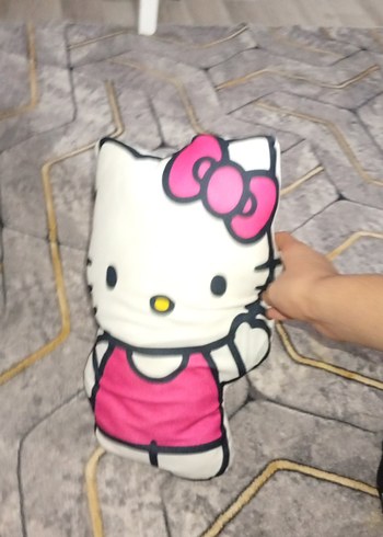 Renkli Pembe Hello Kitty Peluş Oyuncak - Görsel 3