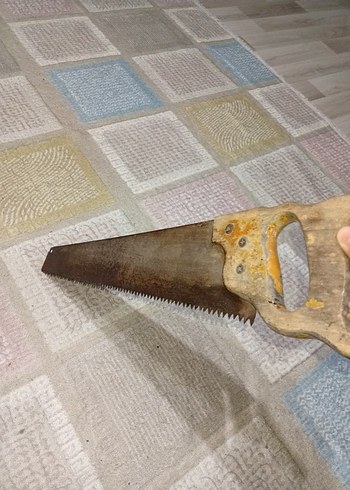 Kahverengi Ahşap Saplı Testere - Görsel 2