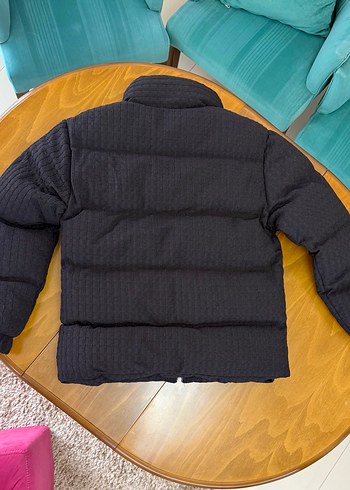 Siyah Fermuarlı Kadın Kışlık Mont - Görsel 2