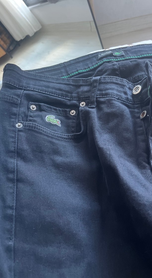 Lacoste Koyu Lacivert Denim Jean — görsel 2/5
