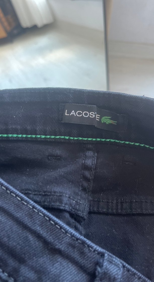 Lacoste Koyu Lacivert Denim Jean — görsel 4/5