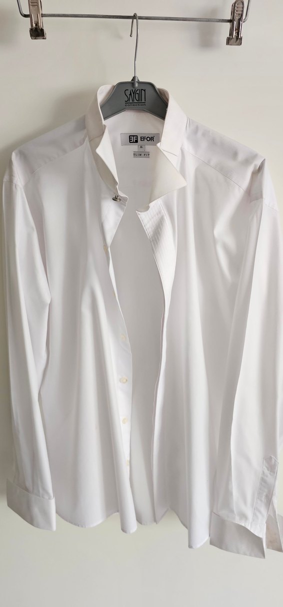 EFOR MARKA XL PAPYON YAKA MANŞETLI GÖMLEK - Görsel 2