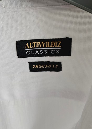 Altınyıldız Classics Beyaz Regular Fit L BEDEN erkek gömlek - Görsel 2
