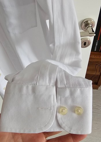 Altınyıldız Classics Beyaz Regular Fit L BEDEN erkek gömlek - Görsel 4