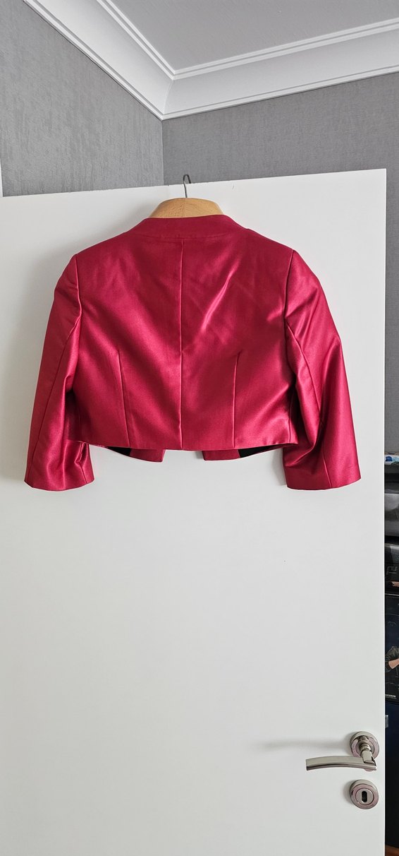 KADIN PEMBE CEKETLİ SİYAH 40 BEDEN TAKIM - Görsel 2