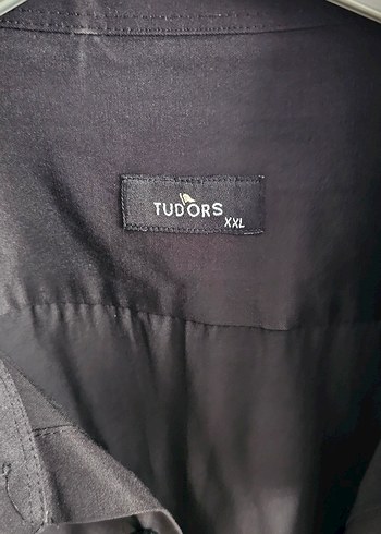 TUDORS XXL ERKEK SIYAH GÖMLEK - Görsel 4