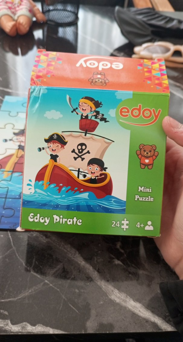 Renkli Çocuk Korsan Mini Puzzle - Görsel 2