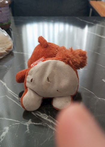 Renkli Turuncu Peluş Oyuncak - Görsel 3