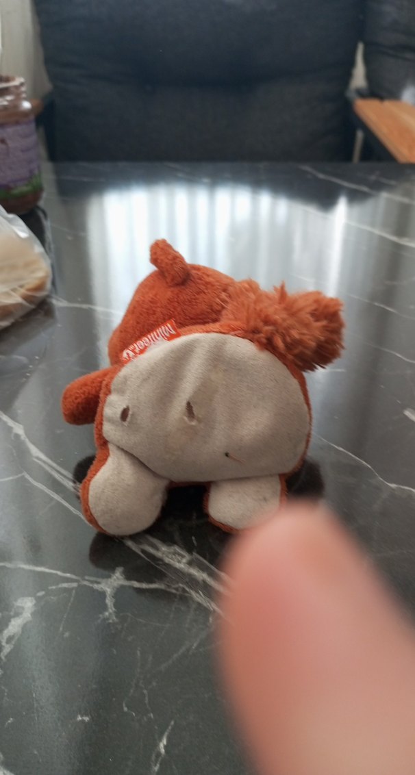 Renkli Turuncu Peluş Oyuncak - Görsel 3