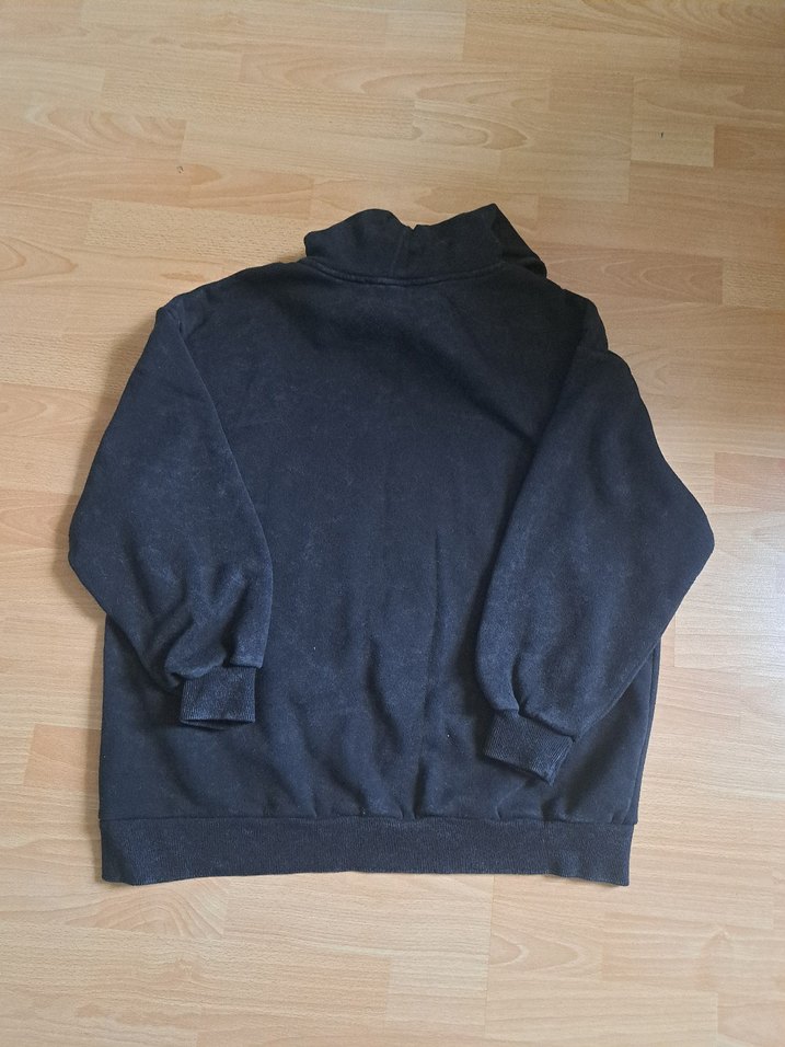 Siyah Gorillaz Baskılı Kapüşonlu Sweatshirt - Görsel 2