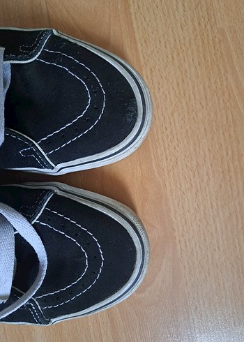 orijinal siyah Beyaz Vans Kadın Sneaker - Görsel 6
